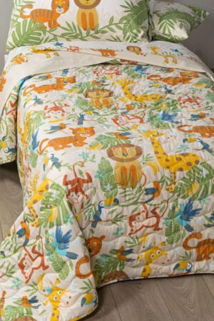 Copriletto Primaverile Kids Tropical