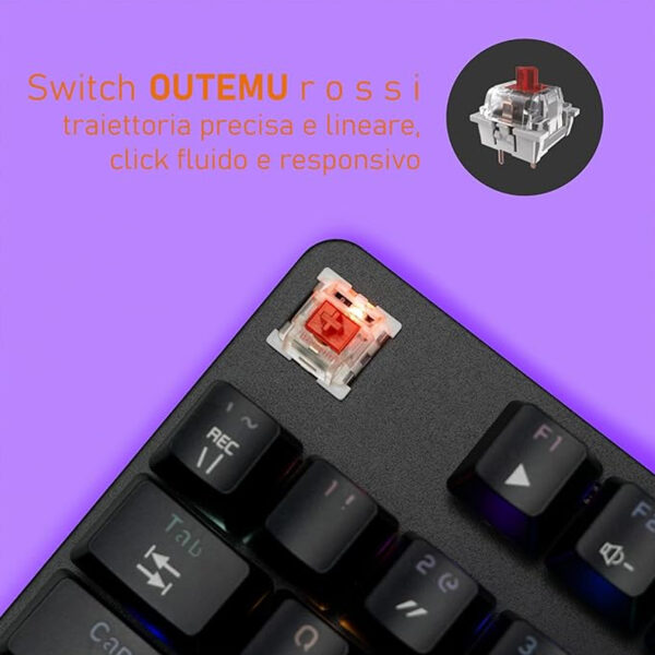 Tastiera Noua Gaming Meccanica Armor - immagine 4