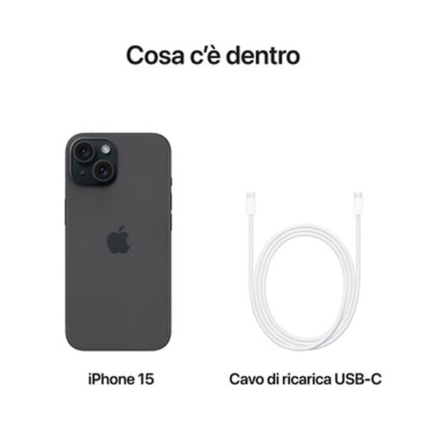 Apple iPhone 15 128GB Black - immagine 4