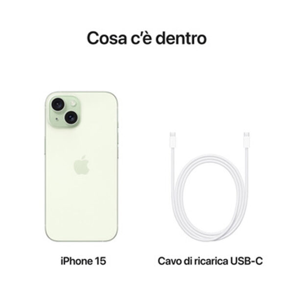 Apple iPhone 15 128GB Green - immagine 4